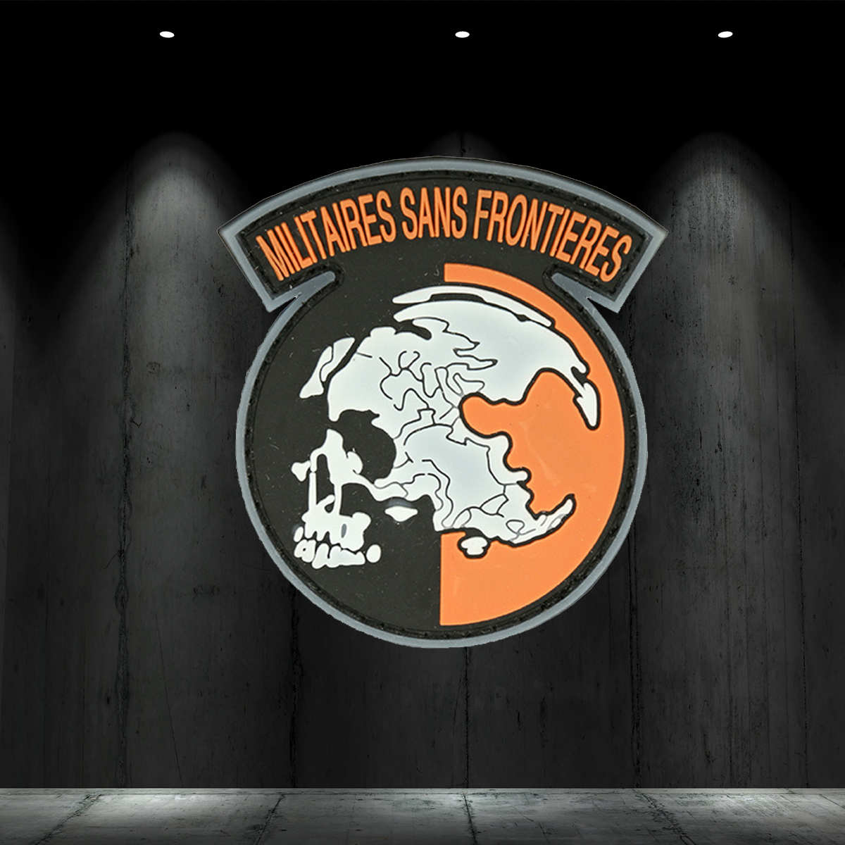 Skull Earth PVC Morale Patch