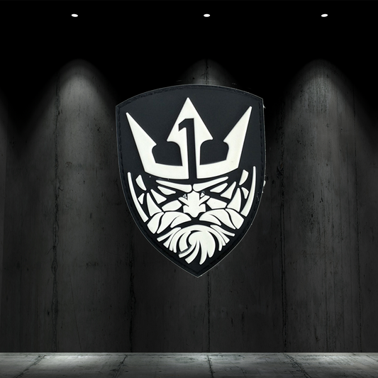 King Trident PVC Morale Patch