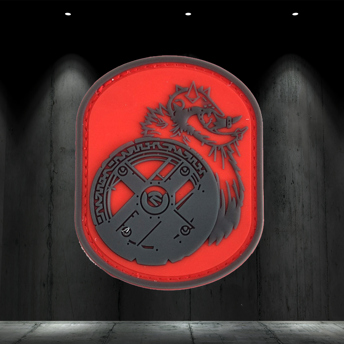 Red Dragon PVC Rubber Morale Patch